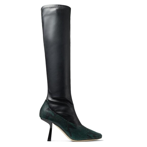 JIMMY CHOO Myka 85mm Leather Boot - Picture 6 of 17